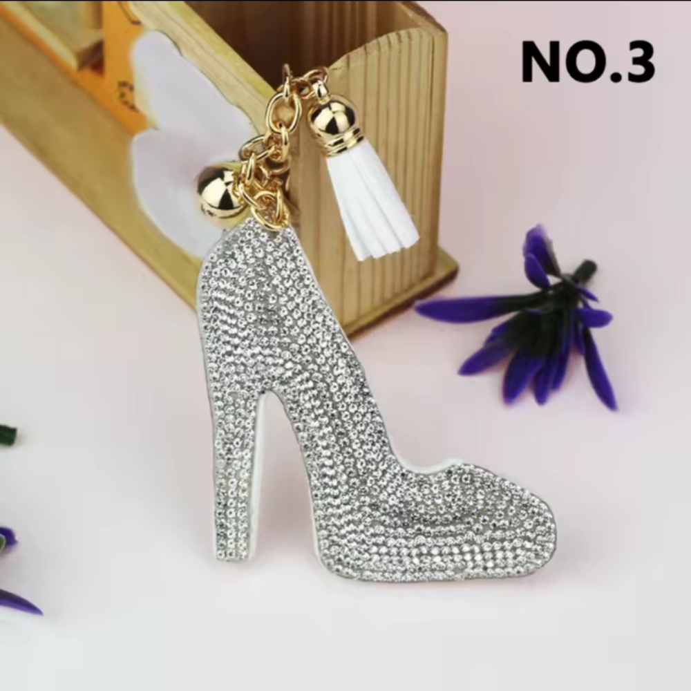 Rhinestones High Heel Keychain/Charm👠👠